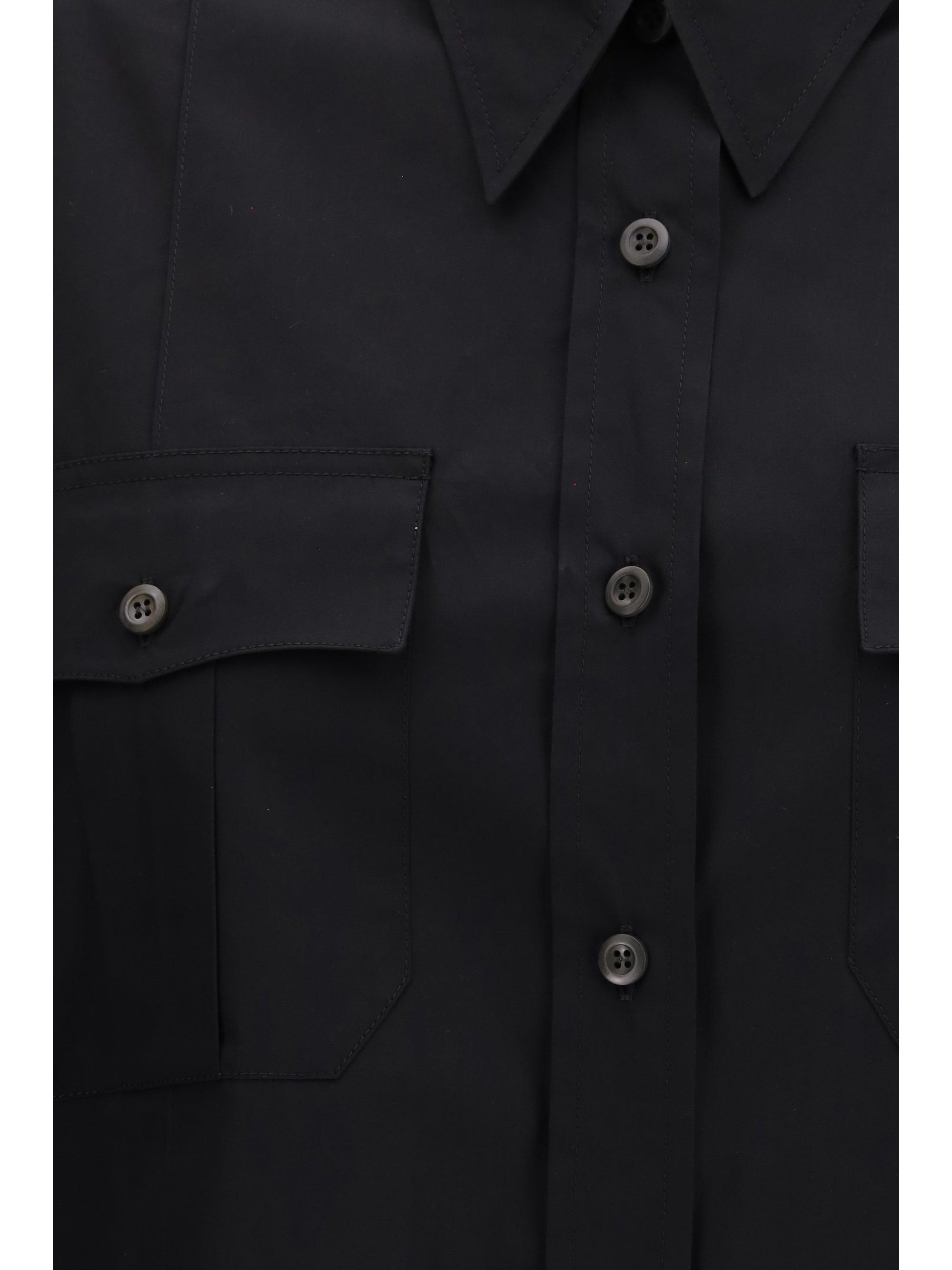 short-sleeve poplin shirt