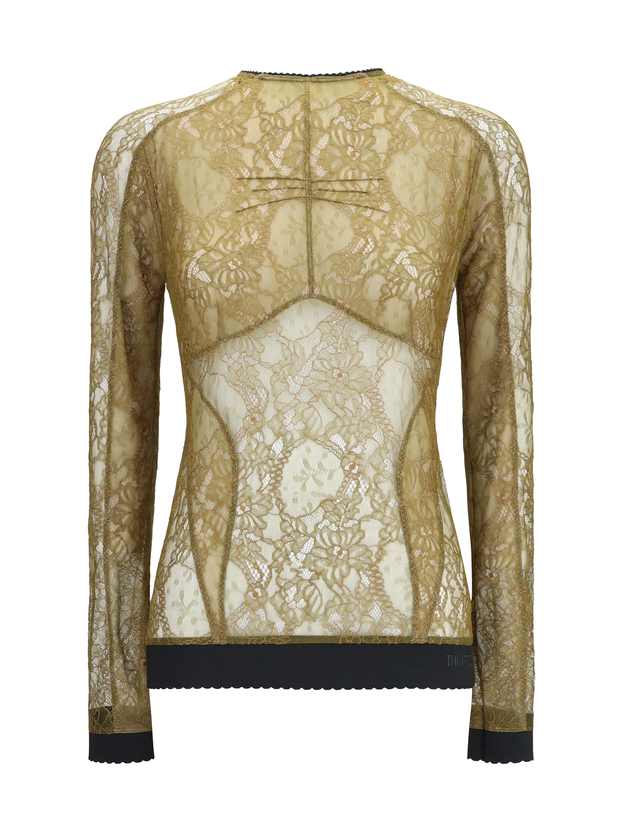 THE ATTICO 42 olive top