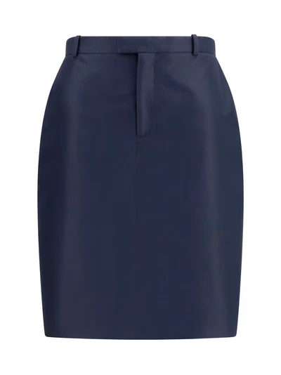 silk faille skirt