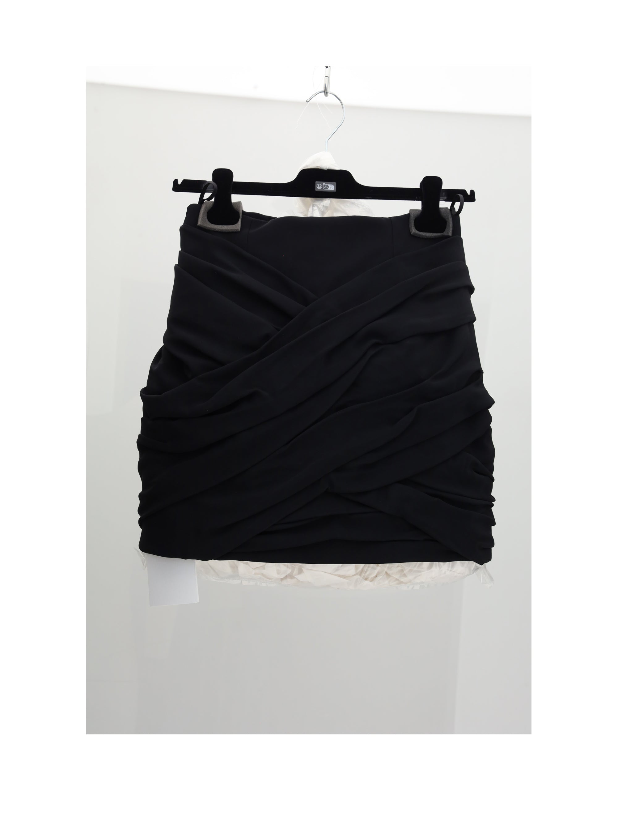 CELINE 36 draped mini skirt