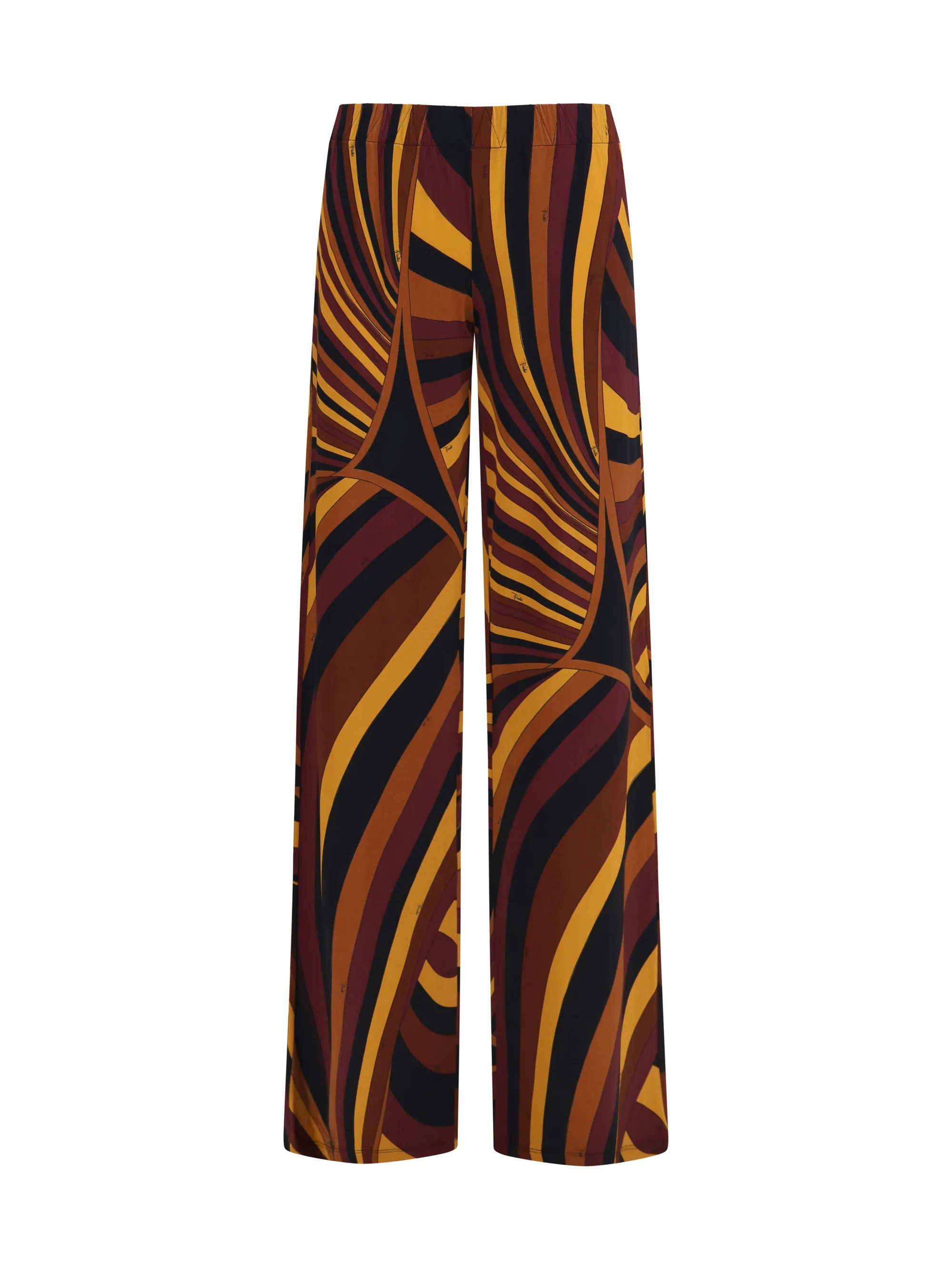 PUCCI 40 satin jersey pants in iride print