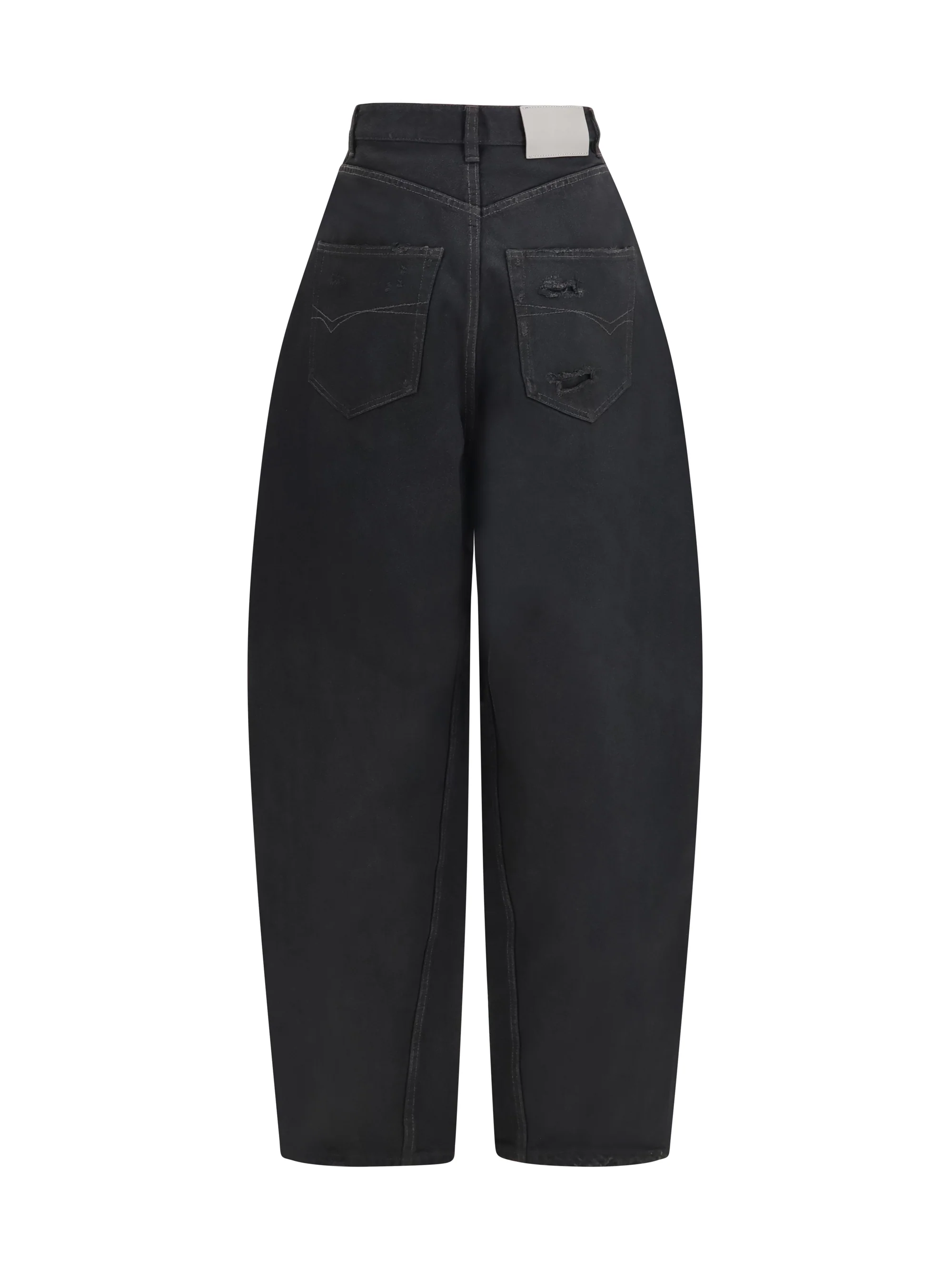 BALENCIAGA 26 high-waisted twisted-seam pants