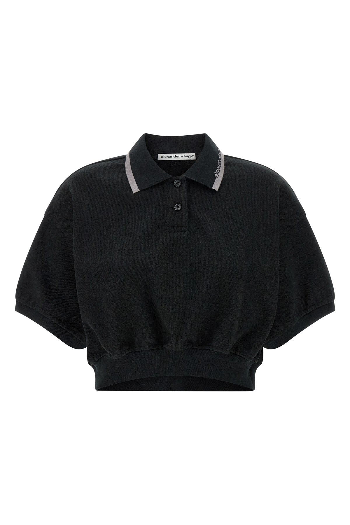 T BY ALEXANDER WANG S compact japanese cotton jersey polo shirt