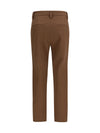 straight-leg cotton pants