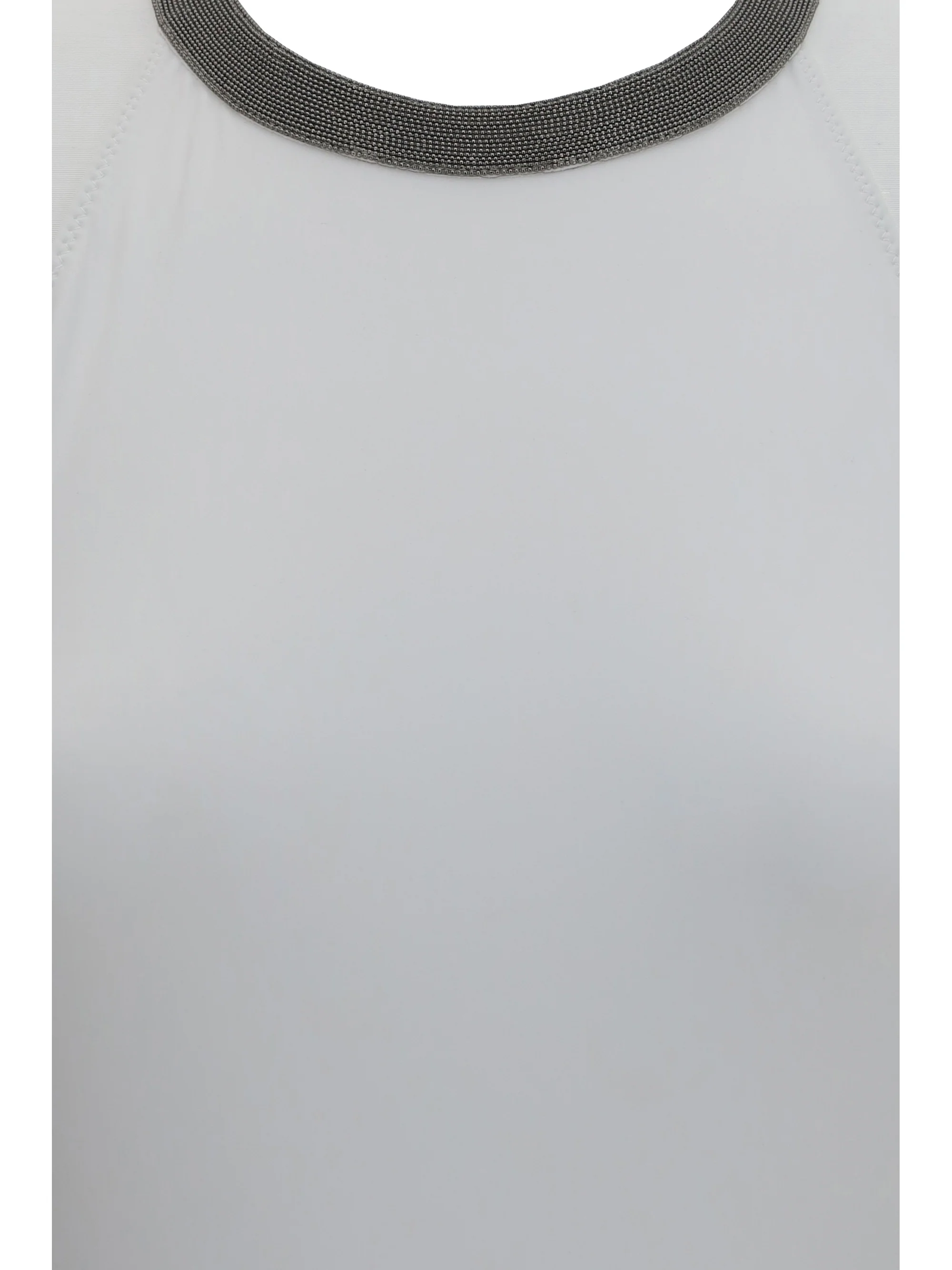 one-piece swimsuit with monili embellishment