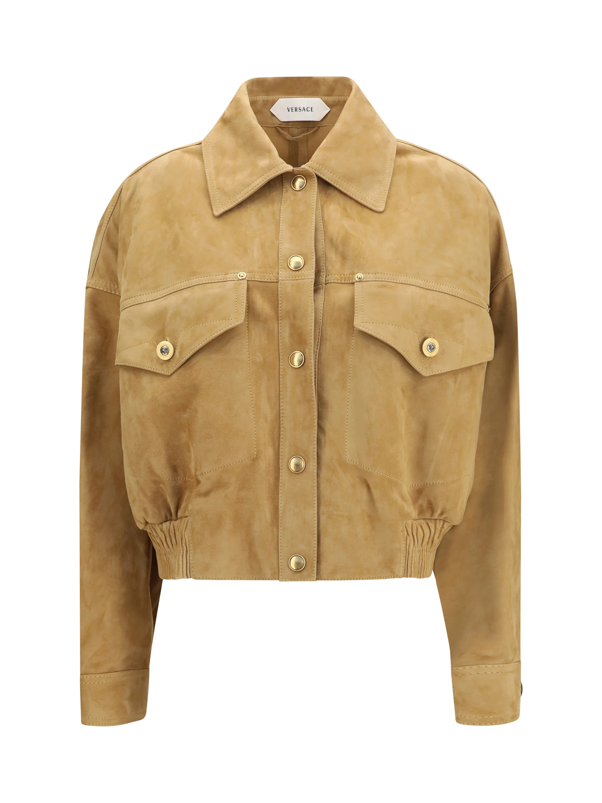 VERSACE 40 suede blouson jacket