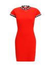 cotton knit mini dress