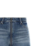 alexander wangs skort redefines the codes of denim through a hybrid and tight s