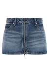 alexander wangs skort redefines the codes of denim through a hybrid and tight s