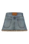 the alexander wang denim miniskirt redefines the codes of casual dress through a