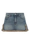 the alexander wang denim miniskirt redefines the codes of casual dress through a