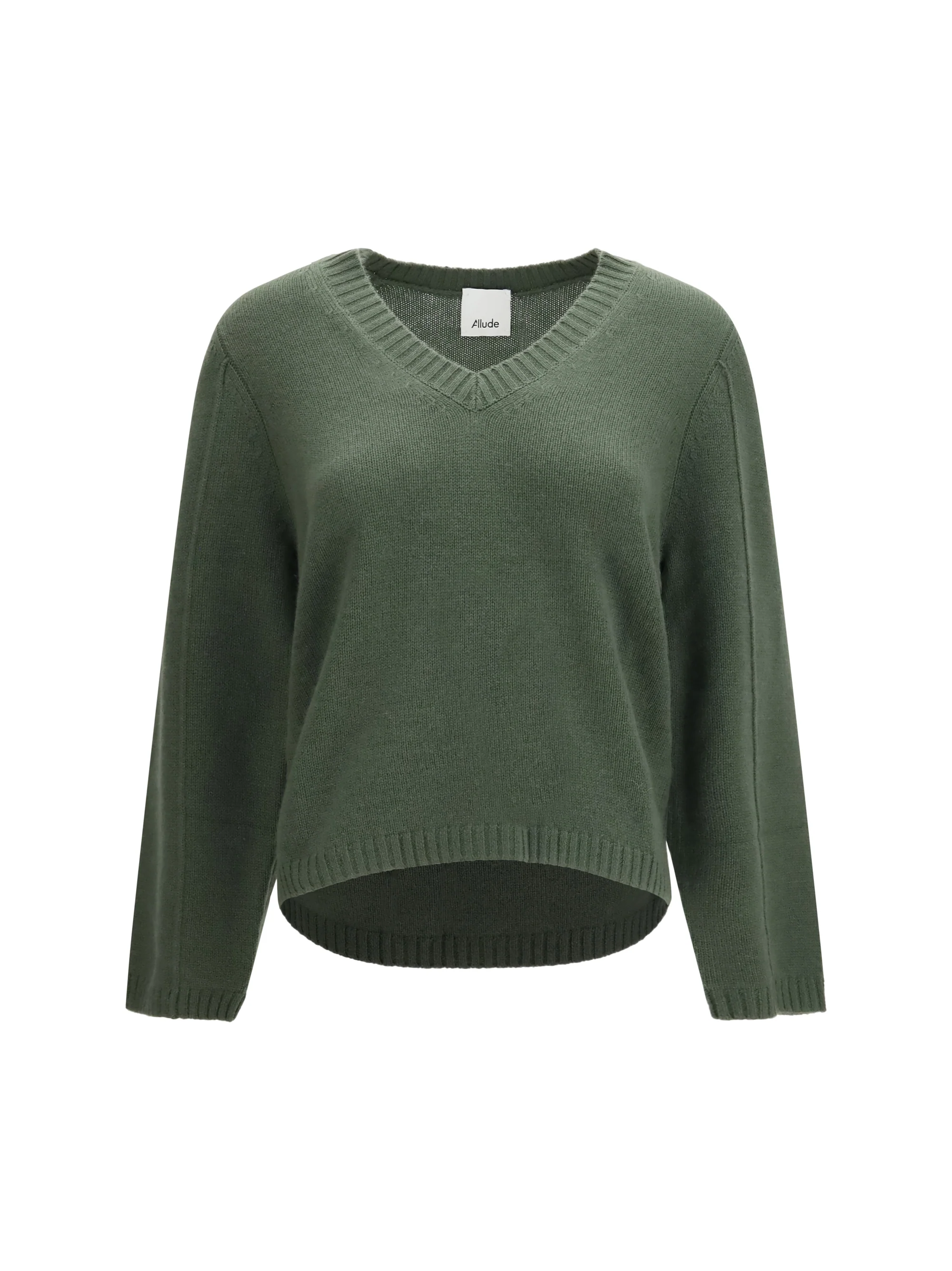 ALLUDE M v-neck cashmere sweater
