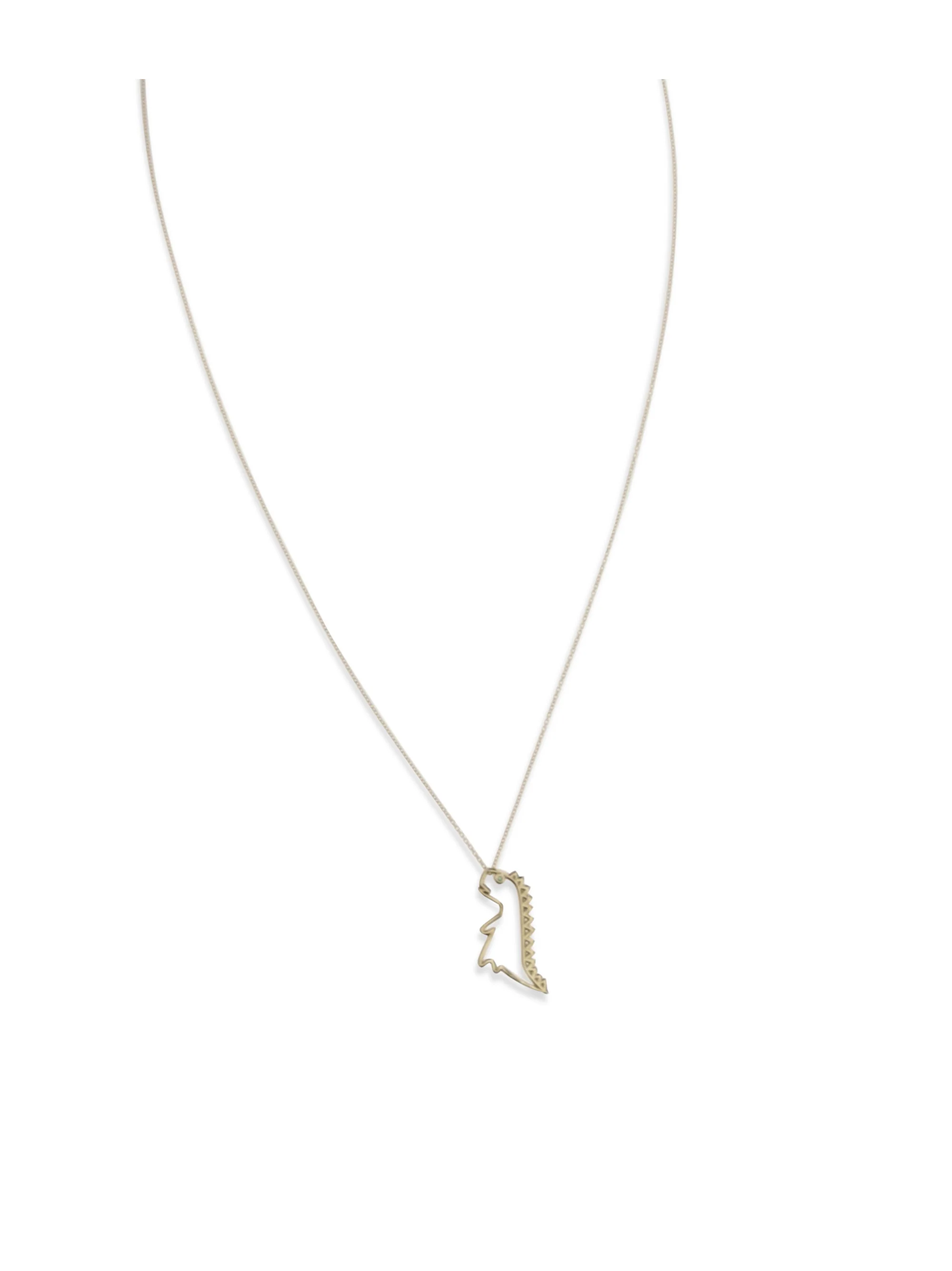 dino esmeralda necklace