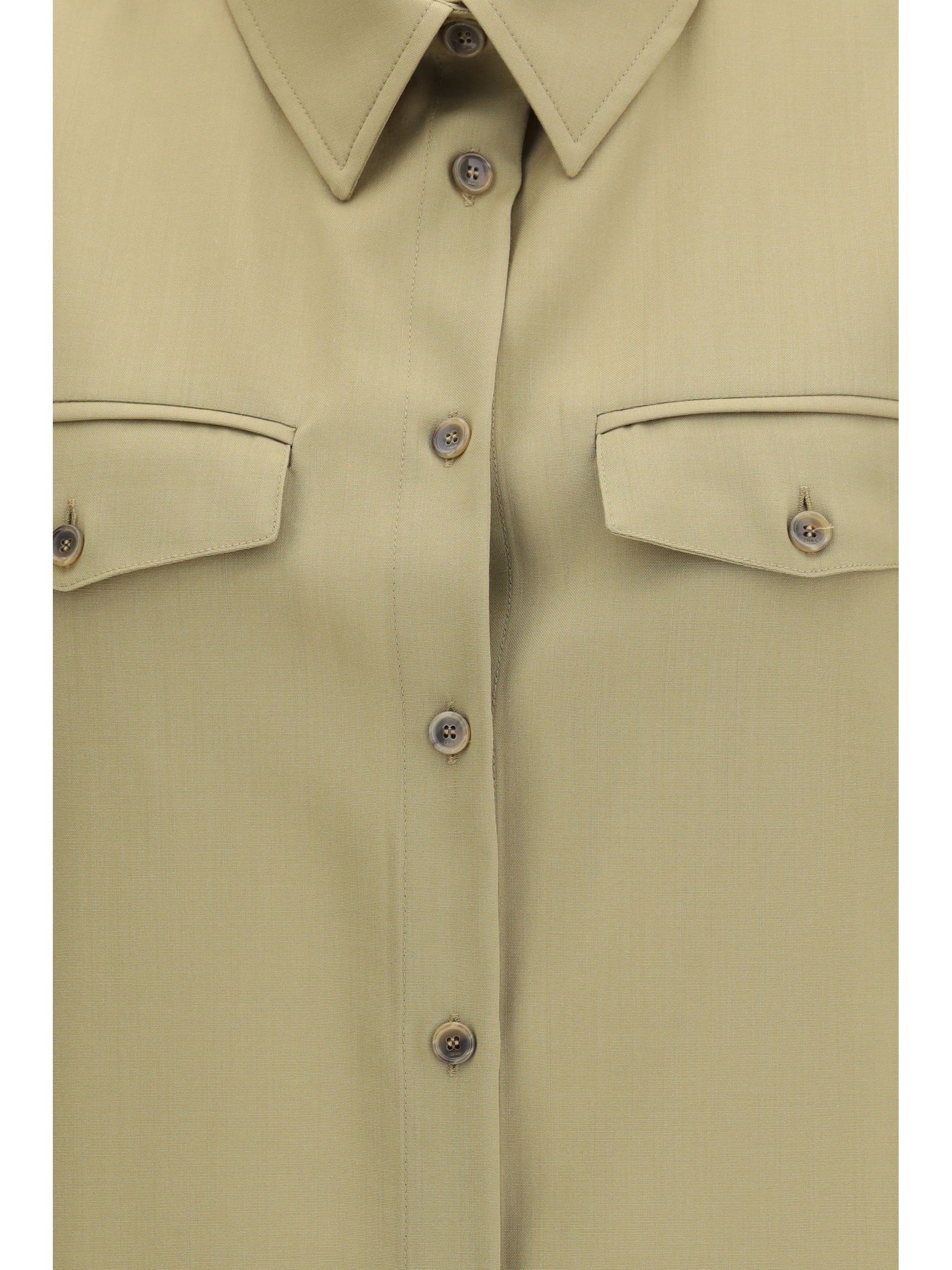 virgin wool overshirt