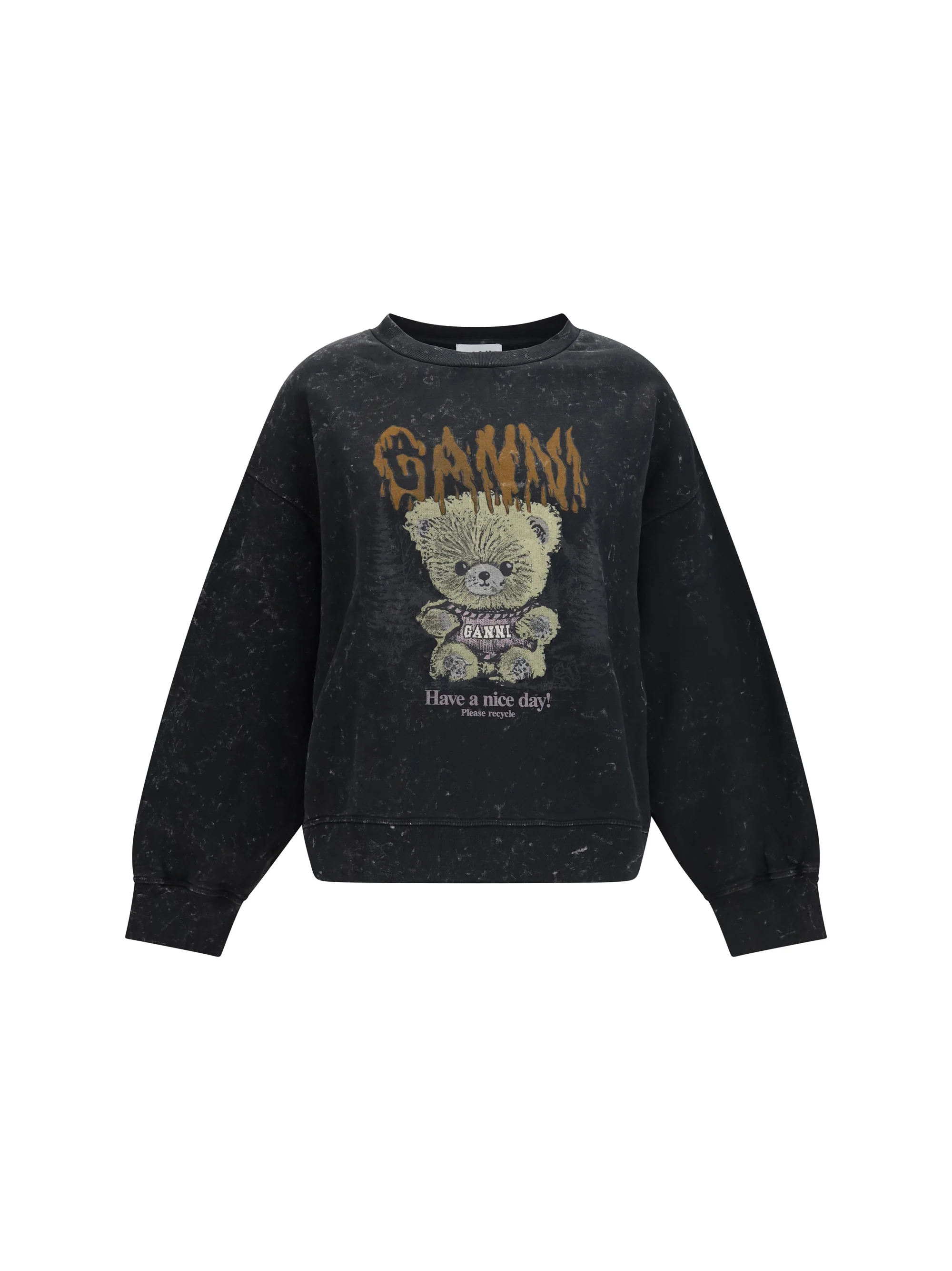 GANNI L isoli forest teddy sweatshirt
