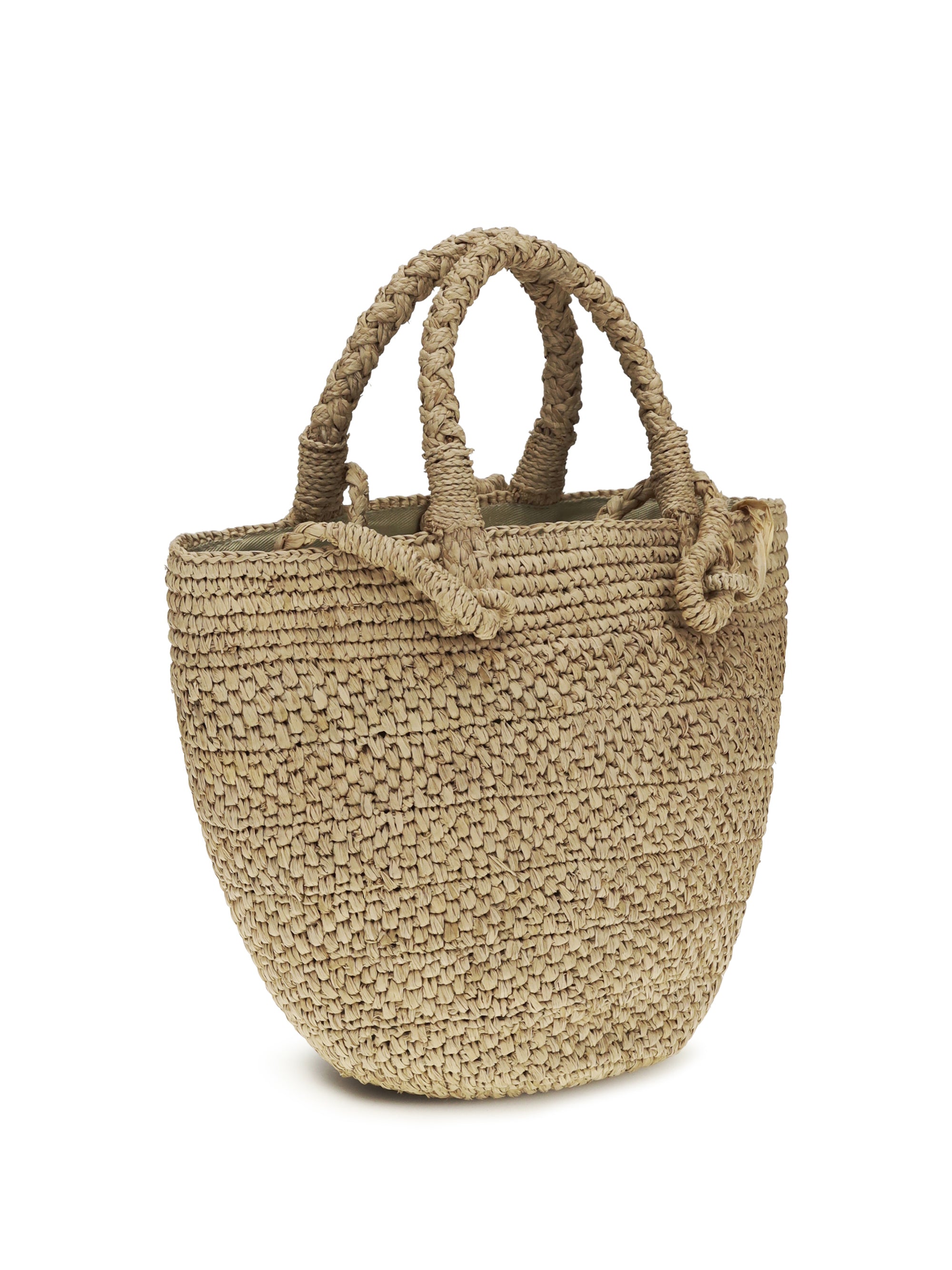 IBELIV OS arona raffia bucket bag