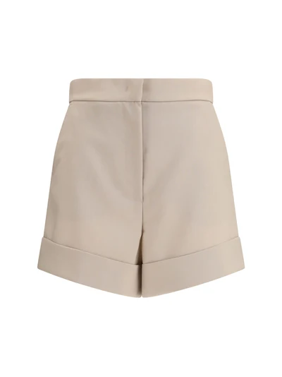 mohair and silk canvas shorts