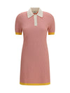 short fitted cotton and silk ff dress