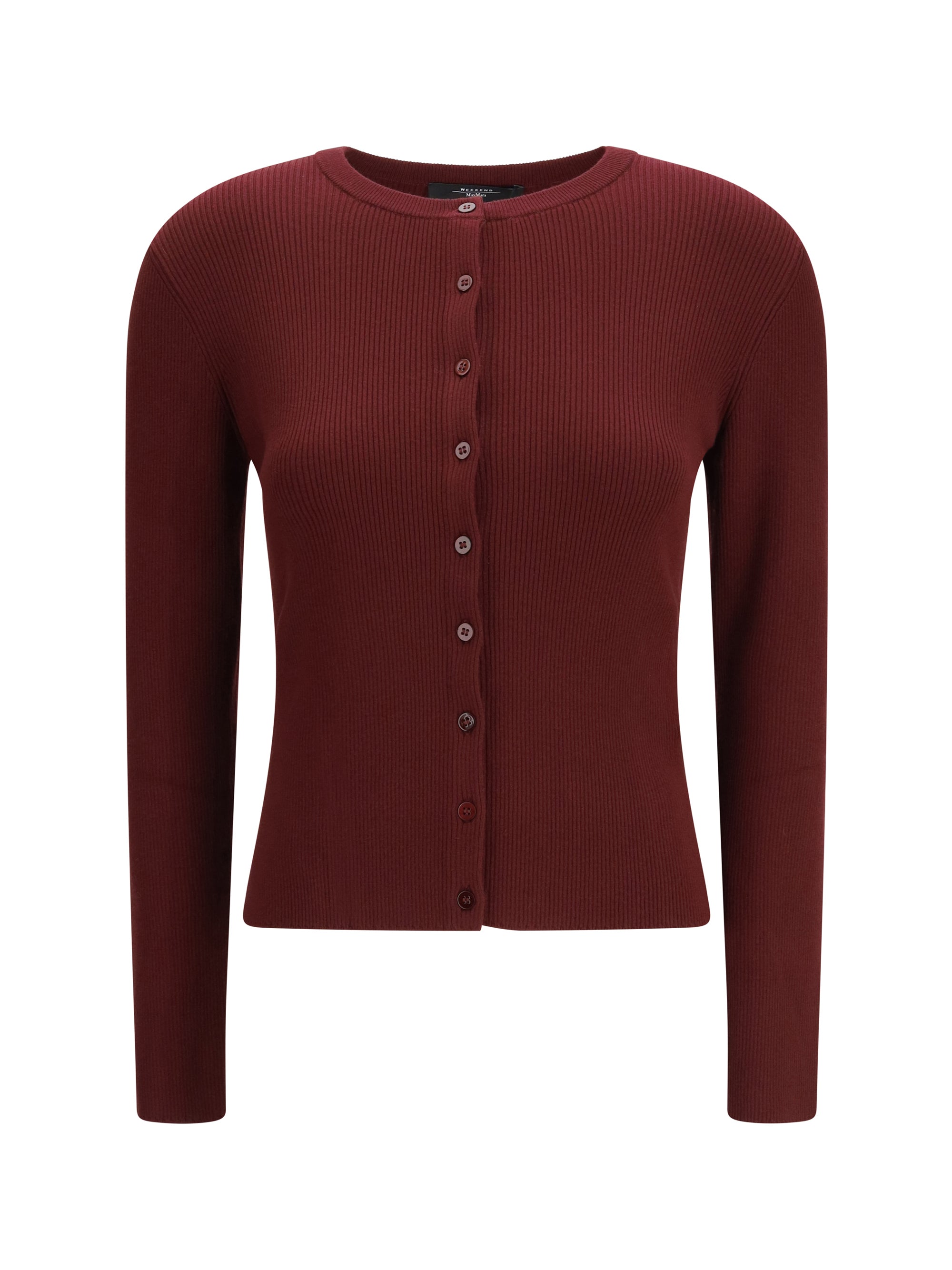 ribbed viscose cardigan