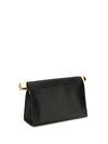 rond carré leather shoulder bag
