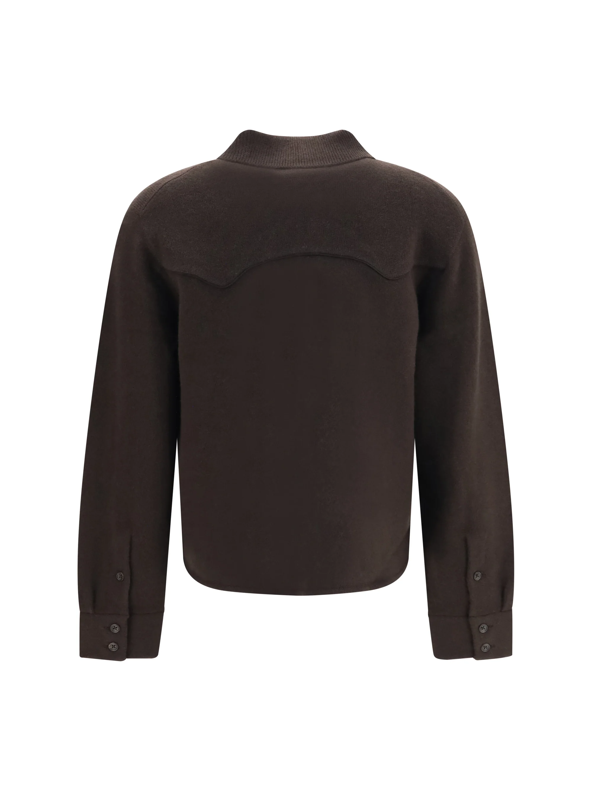 GUEST IN RESIDENCE M cropped western cashmere shirt