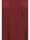 silk shirt with tie