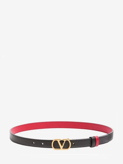 vlogo signature reversible leather belt