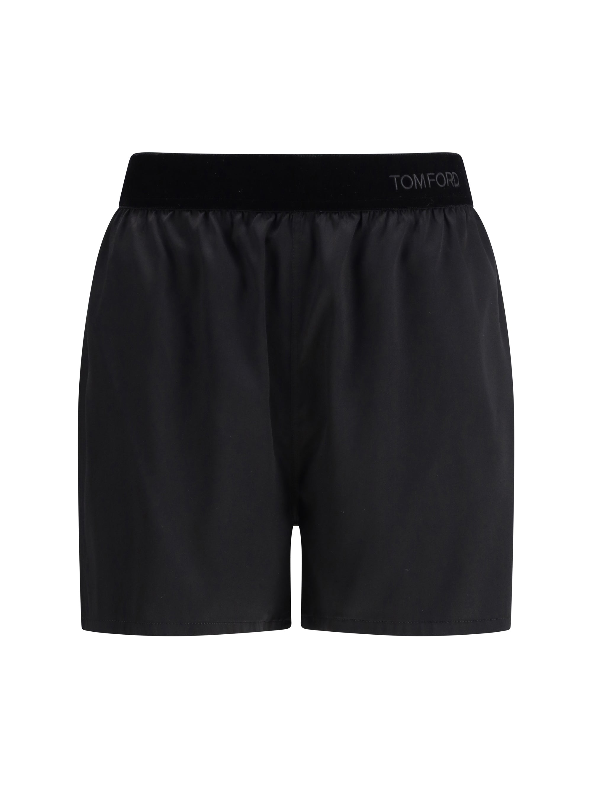 TOM FORD S stretch silk satin pj shorts
