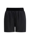 stretch silk satin pj shorts