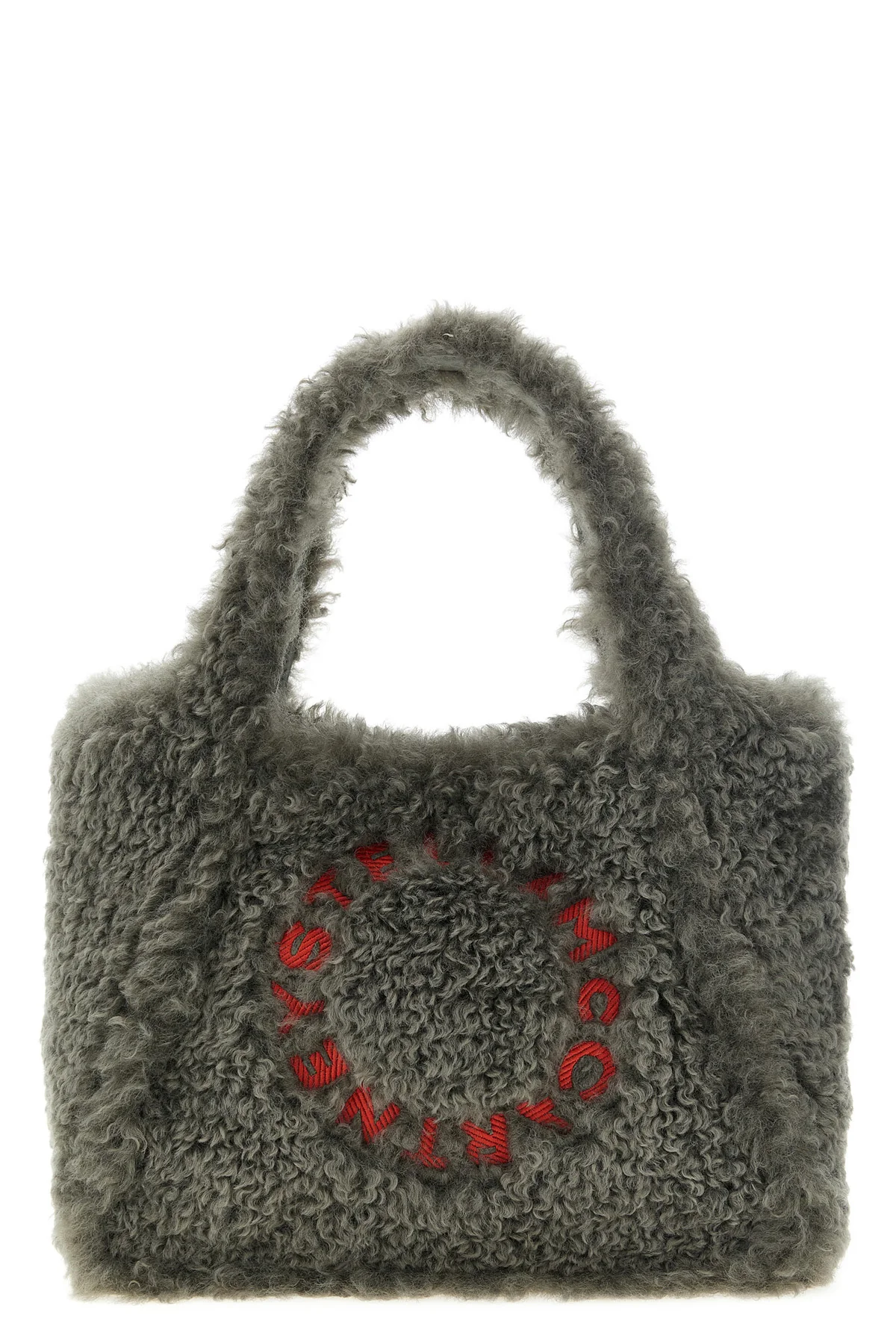 STELLA MCCARTNEY OS the stella mccartney tote bag redefines everyday volumes through a soft teddy-ef