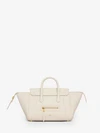 white cotton small new luggage bag