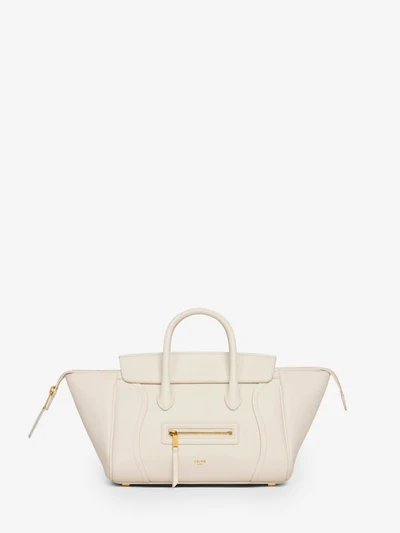 white cotton small new luggage bag