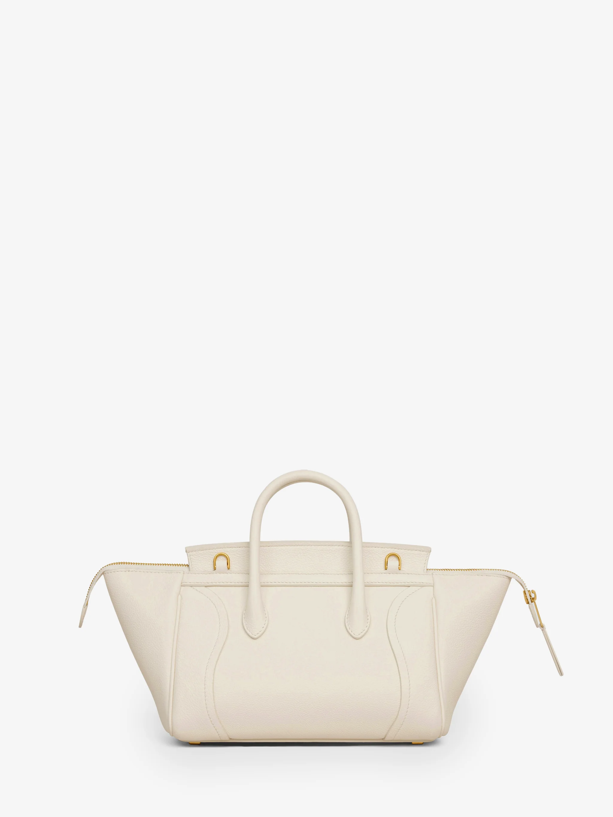 white cotton small new luggage bag