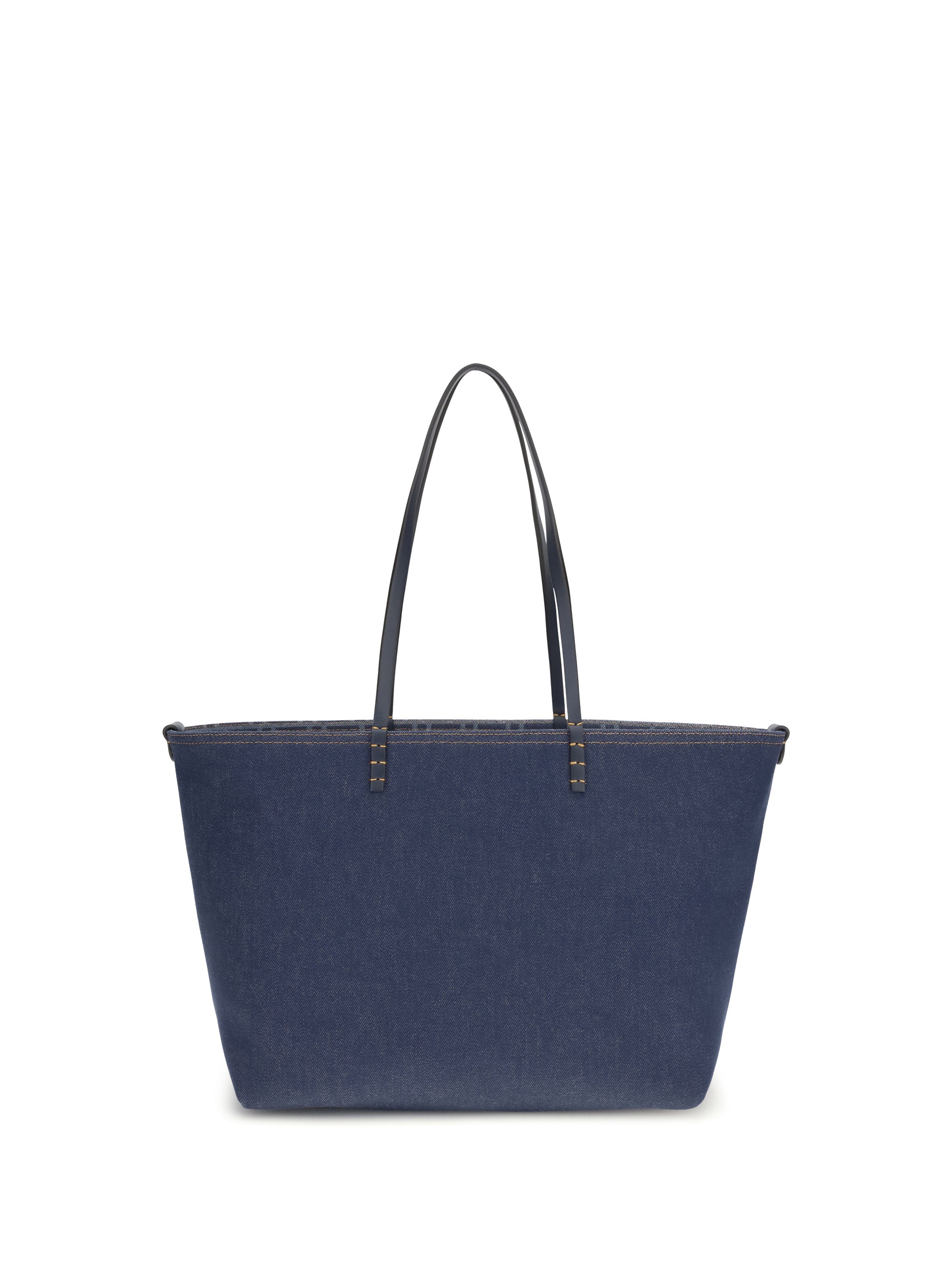 FENDI OS reversible denim tote bag