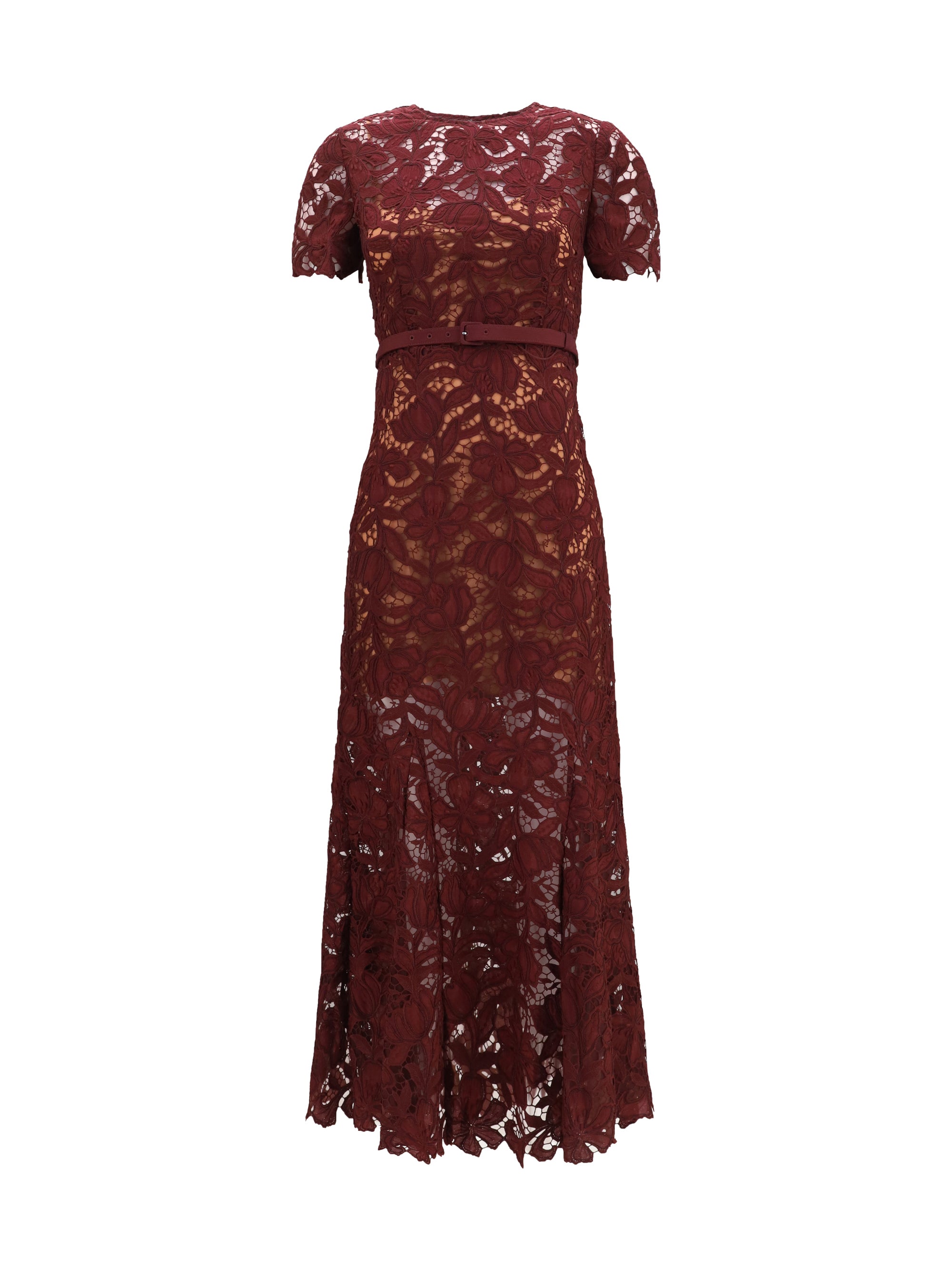 midi lace dress