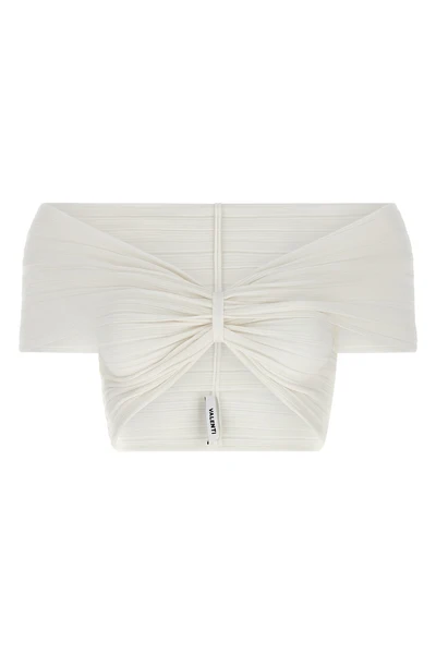 the white antonino valenti ilenia top redefines the feminine silhouette throug