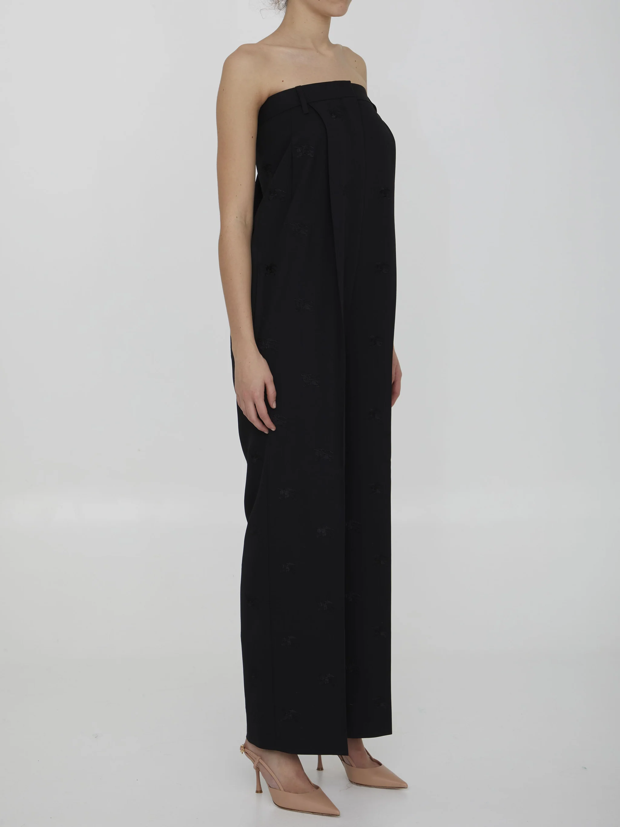 tailored wool jumpsuit