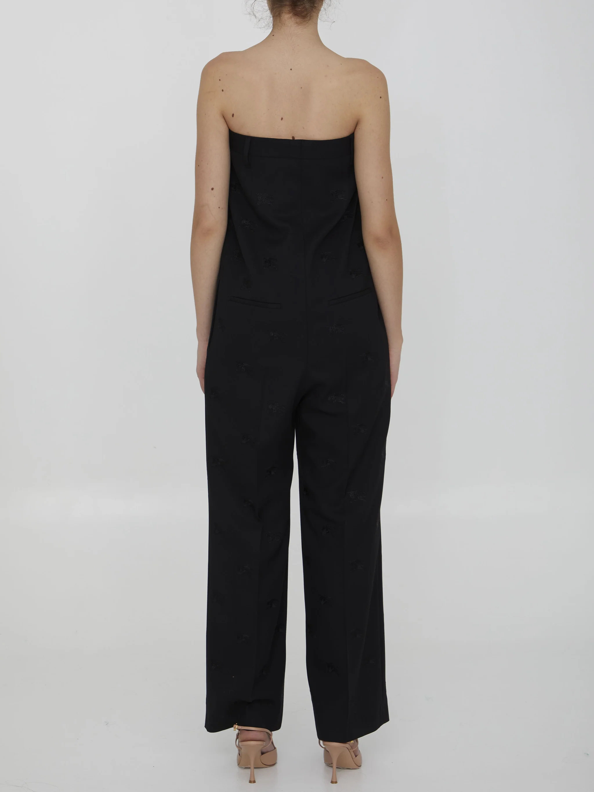 tailored wool jumpsuit