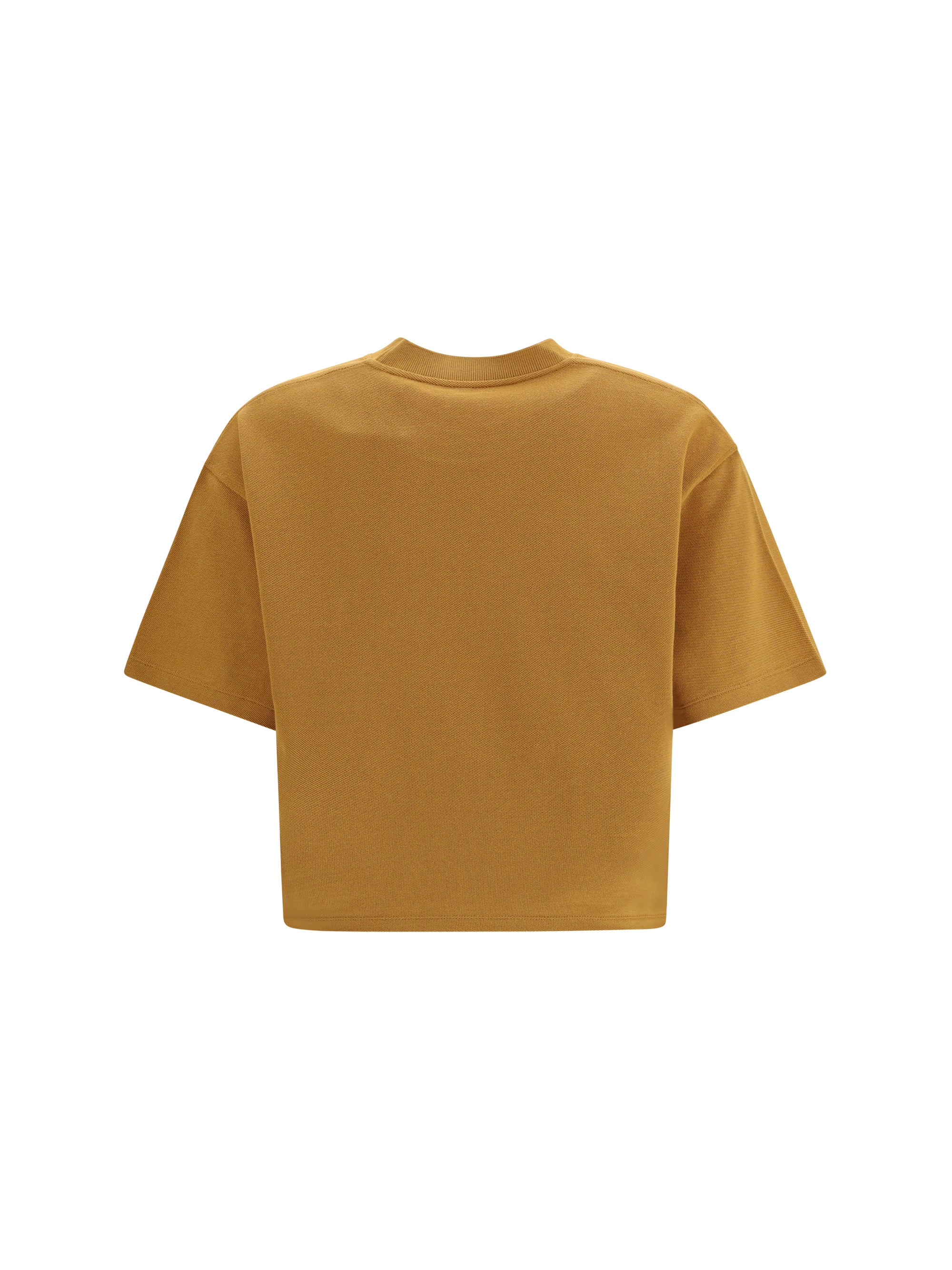 SAINT LAURENT M cassandre oversized t-shirt in piqué cotton