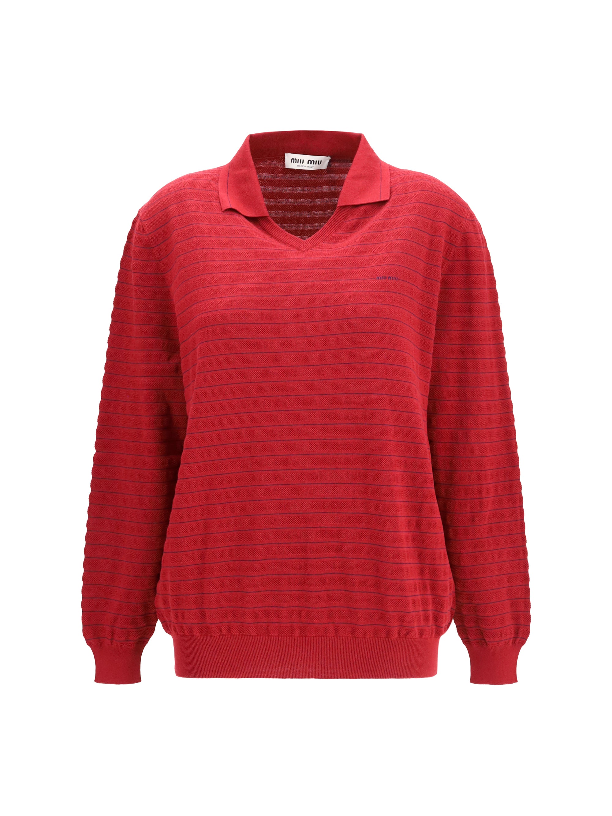MIU MIU 40 cotton v-neck sweater