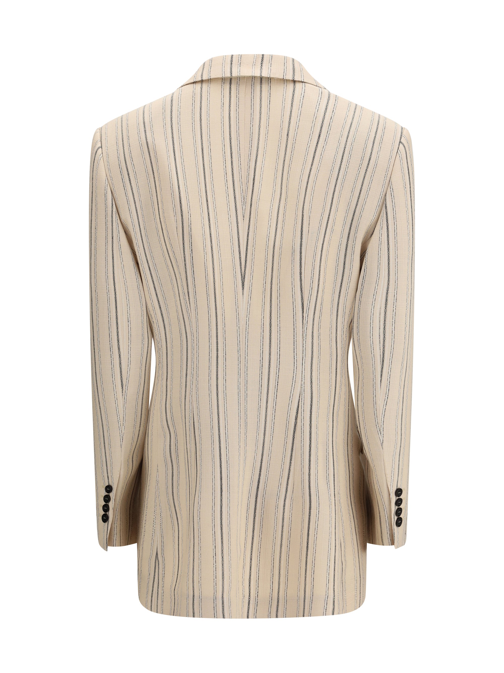 DOLCE amp; GABBANA 40 single-breasted regimental pinstripe jacket