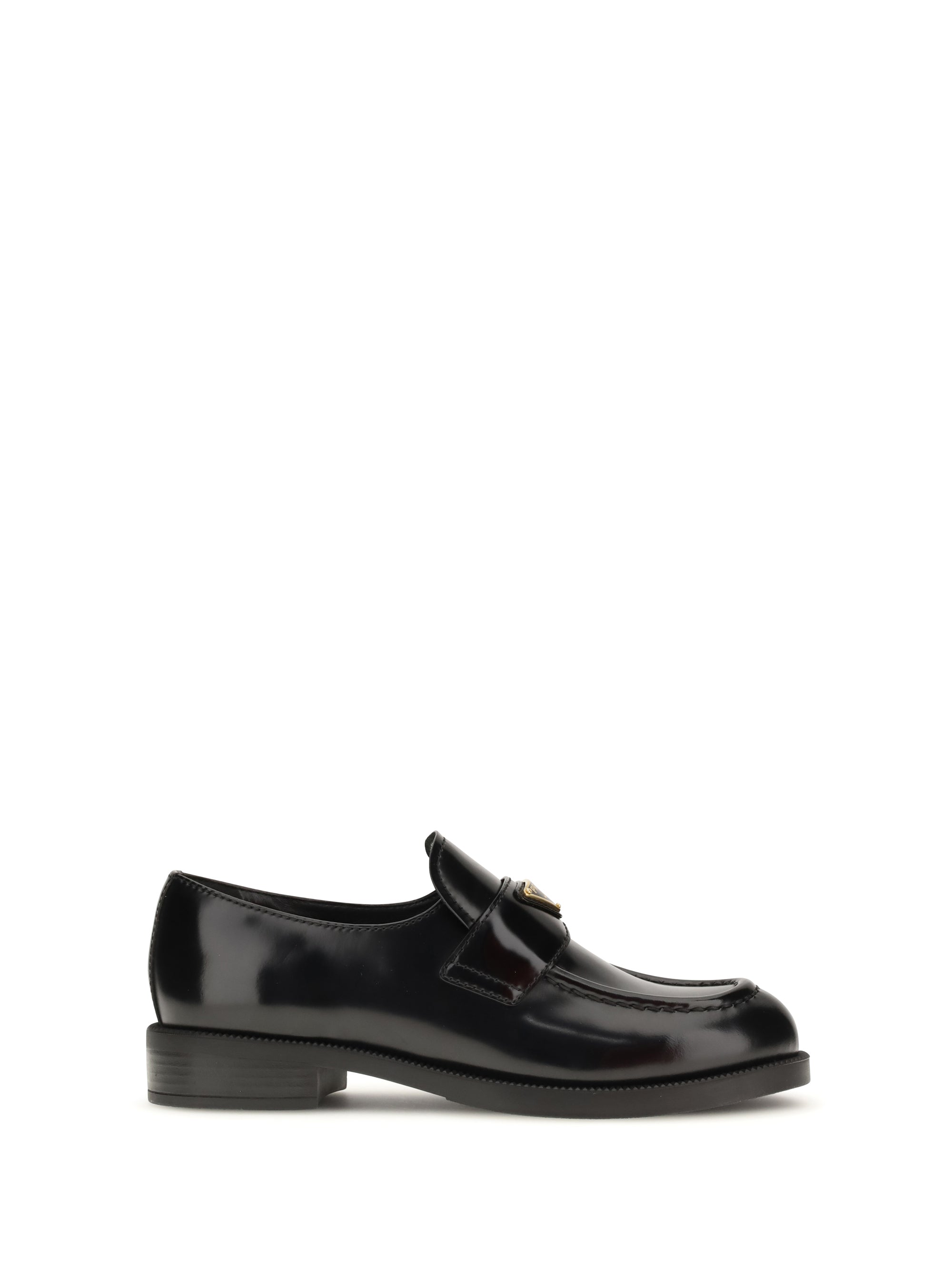 PRADA 40 leather loafers