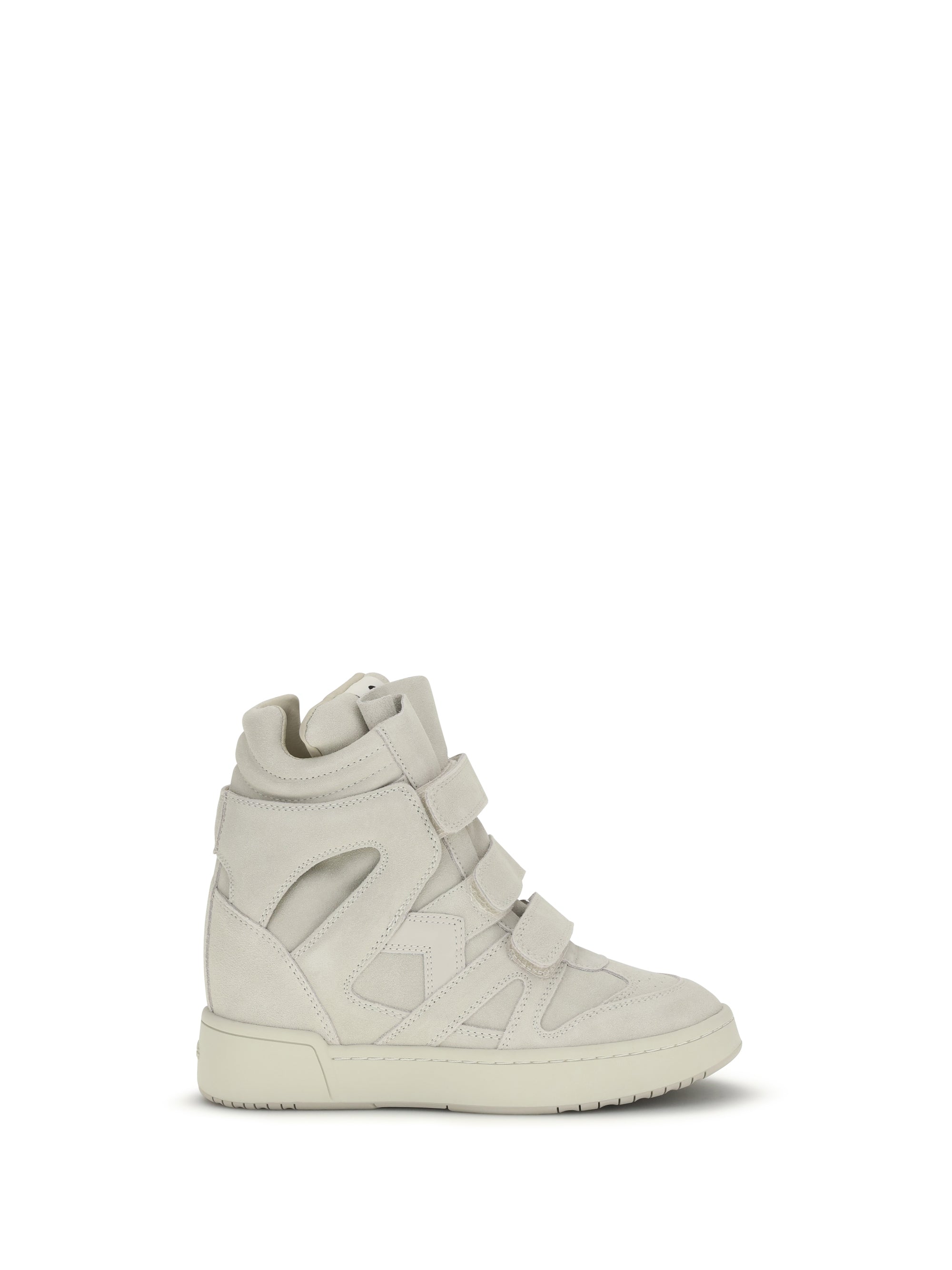 ISABEL MARANT 37 wedge leather sneakers im3-gz