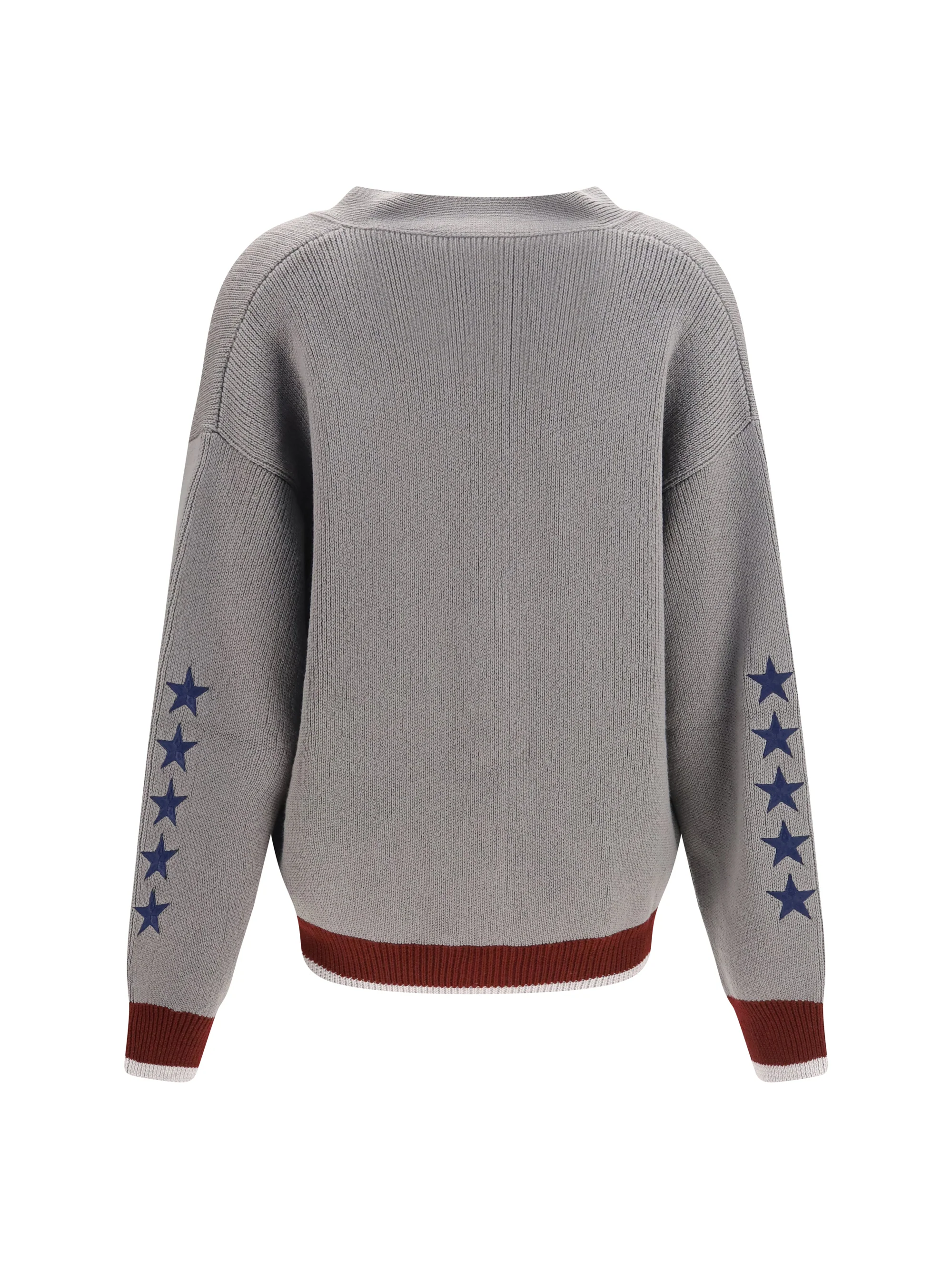 college varsity knit cardigan