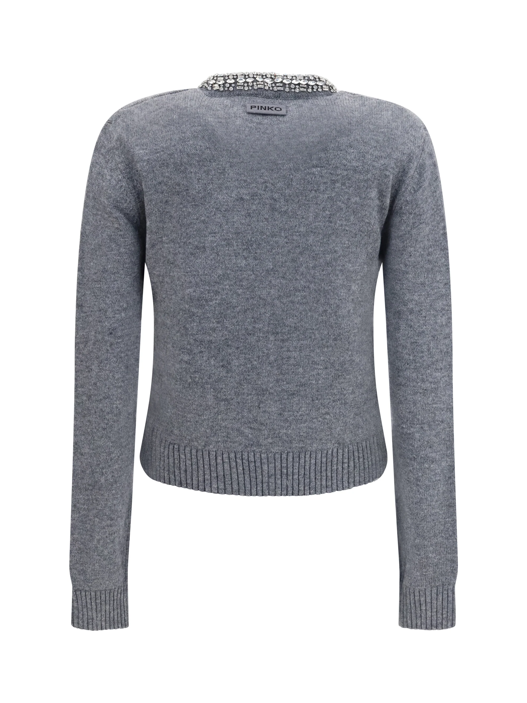 colonia cardigan with jewel collar