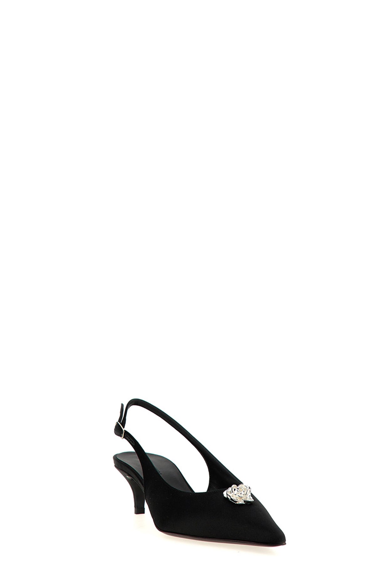 MAGDA BUTRYM 37.5 silk satin slingback