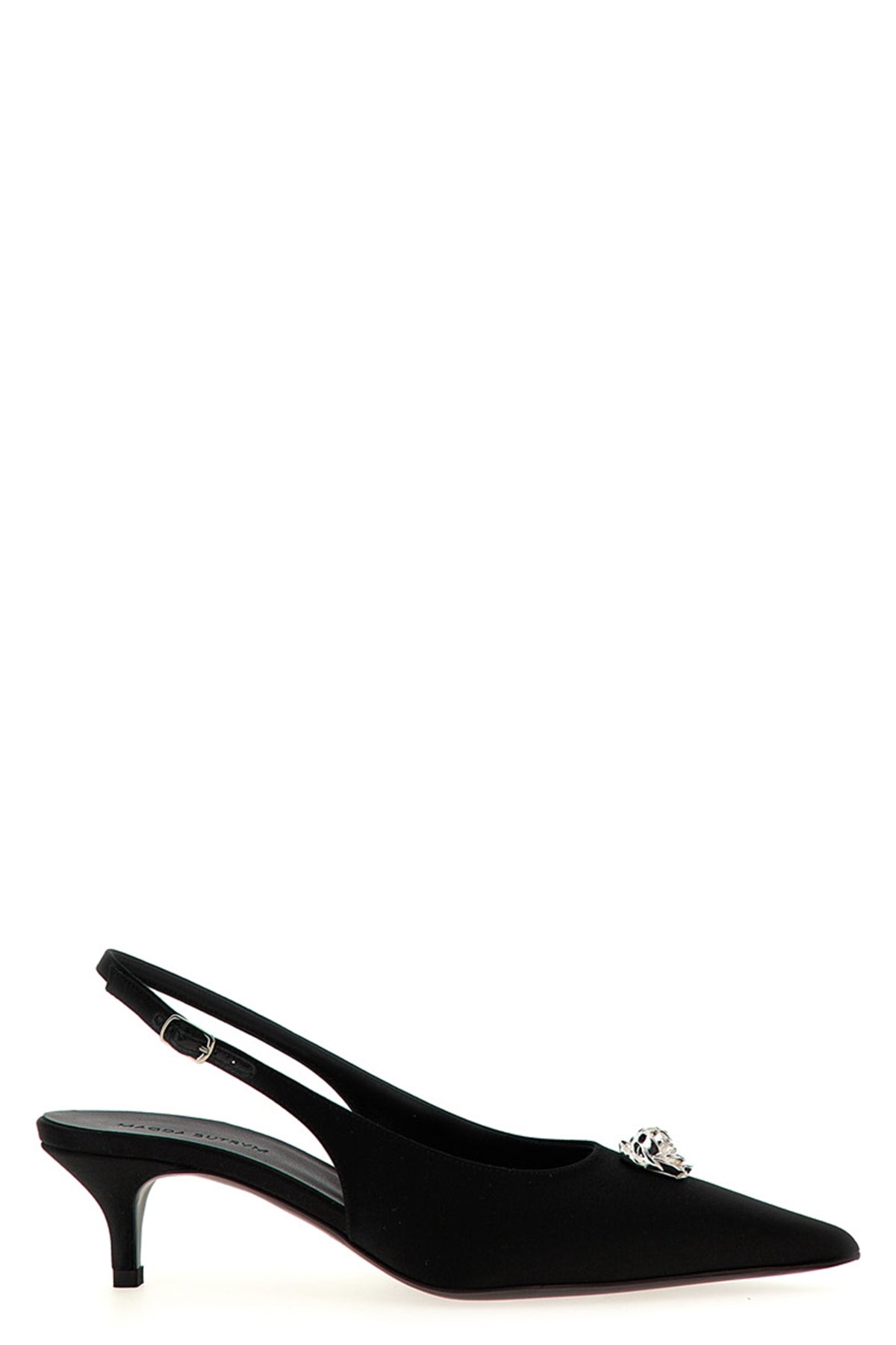 MAGDA BUTRYM 37.5 silk satin slingback