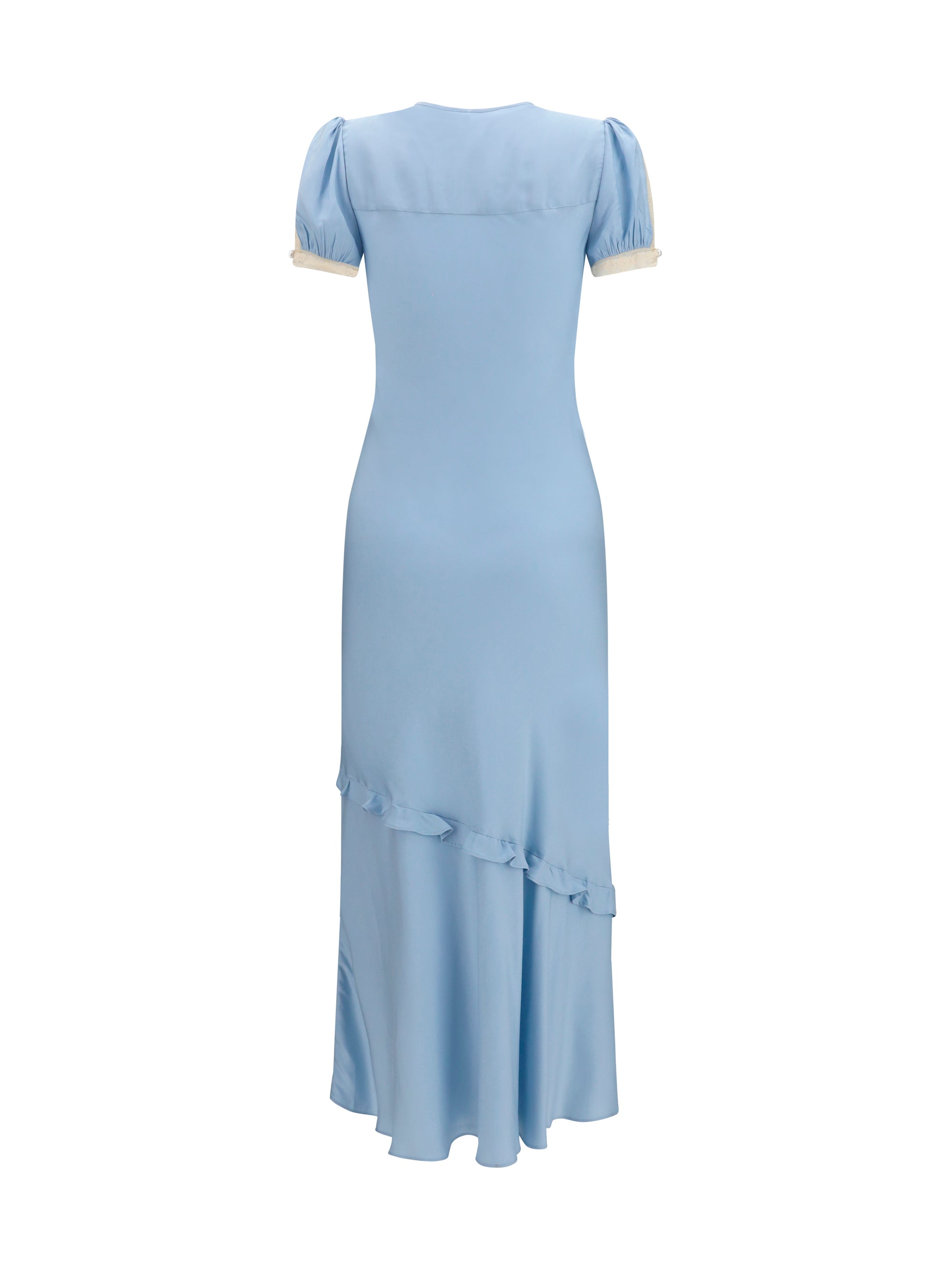 SELF-PORTRAIT 8 midi dress in viscose and lace 