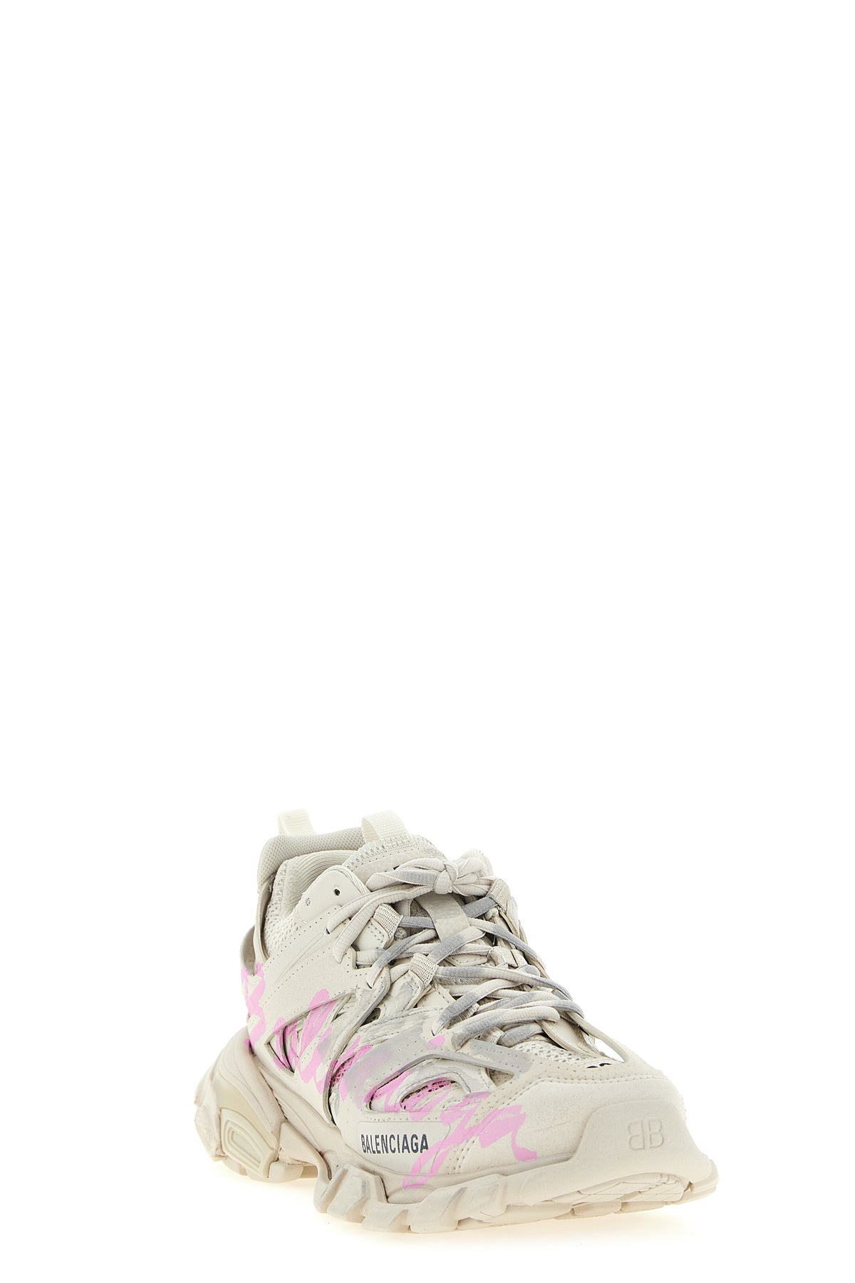 BALENCIAGA 36 track mesh and nylon sneakers