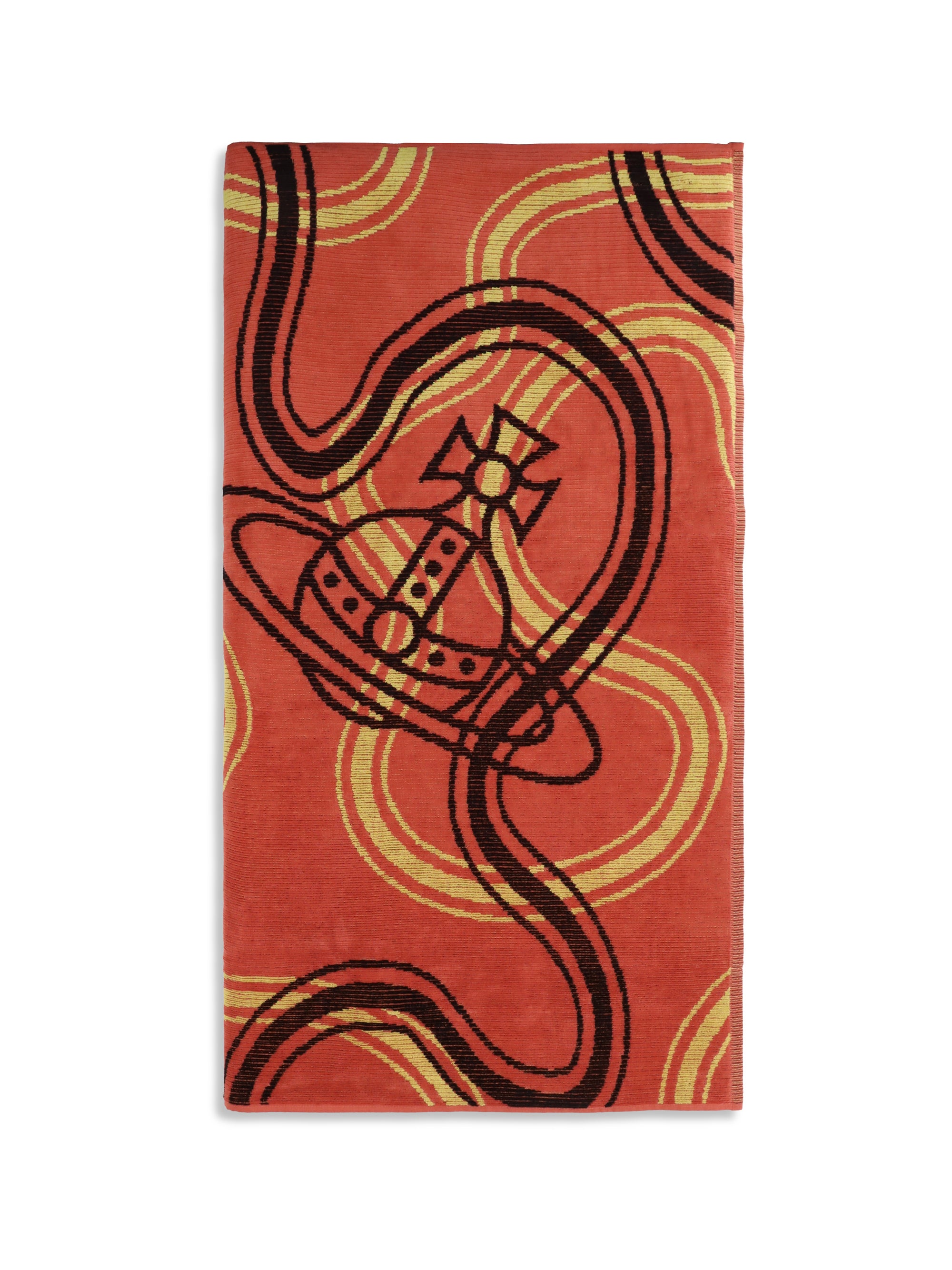 VIVIENNE WESTWOOD OS cotton beach towel 